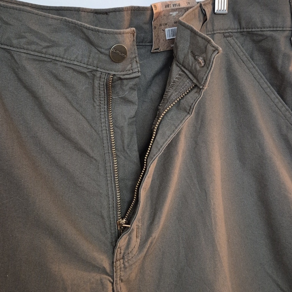NWT Carhartt Canvas Cellphone Shorts Carpenter Utility Workwear Size 40 - Picture 7 of 9